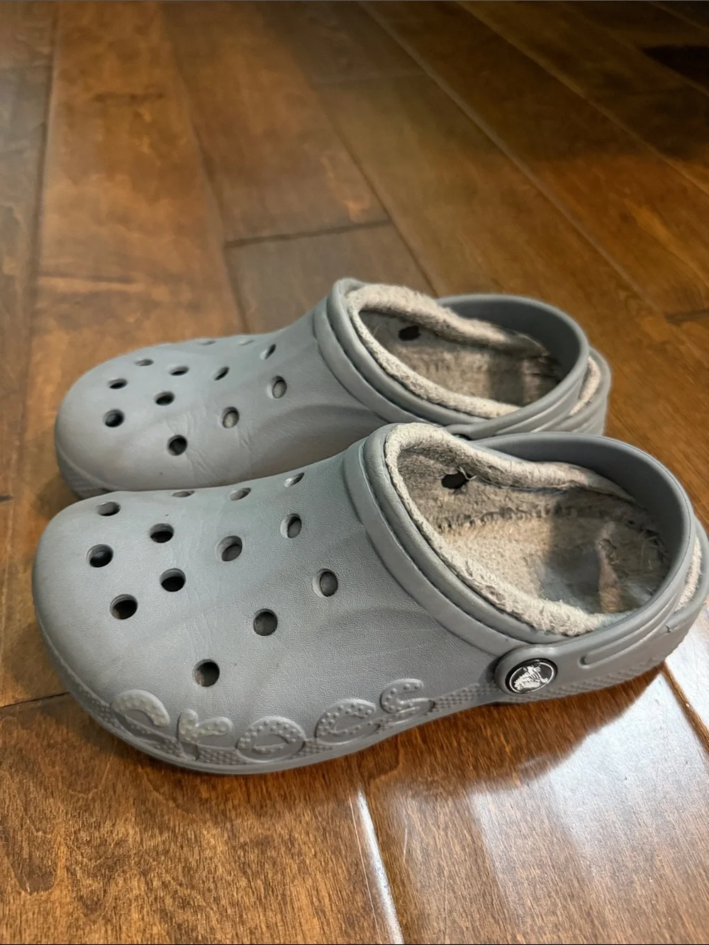 Boys CROCS Clog Shoes with Fleece Lining